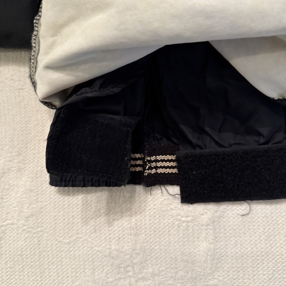 Vintage Roffe Women's Large Wool Blend Ski Pants Black   12 ‎ closure Bottom/dr - Picture 12 of 13